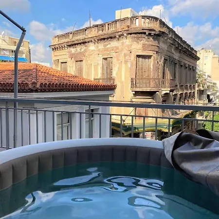 Apartament Openair Hot Tub/big Balcony/great Boutique Ateny